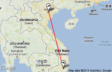 Flights schedule from Hanoi to Dalat